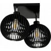 BERGE LED stropné svietidlo drevený luster do izby 2xE27 drevený BERGE LED stropné svietidlo drevený luster do izby 2xE27 drevený