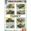 Omaľovánky Bestr A4 Tanky Omaľovánky Bestr A4 Tanky