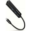 AXAGON HMC-GL3A, USB 3.2 Gen 1 húb, porty 3x USB-A + Gigabit Ethernet, kovový, kábel USB-C 20cm AXAGON HMC-GL3A, USB 3.2 Gen 1 húb, porty 3x USB-A + Gigabit Ethernet, kovový, kábel USB-C 20cm