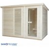 Sanotechnik Vaasa fínska vonkajšia sauna pre 4-5 osôb, 310x230cm Sanotechnik Vaasa fínska vonkajšia sauna pre 4-5 osôb, 310x230cm