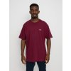 Vans Left Chest Logo pánske tričko s krátkym rukávom burgundy