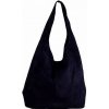 Kabelka Sylva shopper kožená - navy modrá Kabelka Sylva shopper kožená - navy modrá