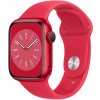 Apple Watch Series 8, GPS + Cellular, 45mm Puzdro z hliníka (PRODUCT)RED, pletený navliekací remienok