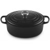 Kastról SIGNATURE 29 cm, 4,7 l, oválne, SATIN BLACK, liatina, Le Creuset Kastról SIGNATURE 29 cm, 4,7 l, oválne, SATIN BLACK, liatina, Le Creuset