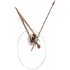 Dizajnové nástenné hodiny Nomon Cris walnut 70cm Dizajnové nástenné hodiny Nomon Cris walnut 70cm