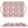 Cakesicq Silikónová forma na muffiny s pevným okrajom 37,5x22cm béžová Cakesicq Silikónová forma na muffiny s pevným okrajom 37,5x22cm béžová