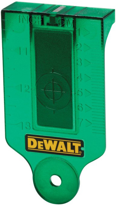 DeWALT DE0730G zaměřovací karta pro lasery