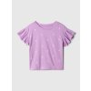 GAP 440647-04 Dětský top s volánky fialová