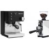 Rancilio Silvia E, black + Eureka Mignon Libra 65 All Purpose, CR white Rancilio Silvia E, black + Eureka Mignon Libra 65 All Purpose, CR white