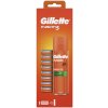 Gillette Fusion 8 ks + 200 ml gel na holenie