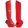 Chrániče nôh na karate Mizuno KARATE SHIN INSTEP Červená,Biela Chrániče nôh na karate Mizuno KARATE SHIN INSTEP Červená,Biela