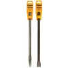 DeWALT Sada sekáčov SDS MAX plochý 25 mm, špice, dĺžka 400 mm (2 ks) DT9000 DeWALT Sada sekáčov SDS MAX plochý 25 mm, špice, dĺžka 400 mm (2 ks) DT9000