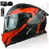 NAXA F32/I GLOSS GREY ORANGE integrálna prilba 3D clona PINLOCK XXL 63-64 NAXA F32/I GLOSS GREY ORANGE integrálna prilba 3D clona PINLOCK XXL 63-64