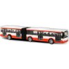 Rappa Kovový kĺbový autobus PID Praha červený 18 cm Rappa Kovový kĺbový autobus PID Praha červený 18 cm