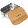 Box na desiatu Tatonka Lunch Box I 800 Bamboo Farba: hnedá/strieborná Box na desiatu Tatonka Lunch Box I 800 Bamboo Farba: hnedá/strieborná