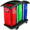 Pojazdný stojan Rubbermaid Triple na odpadkové vrecia Pojazdný stojan Rubbermaid Triple na odpadkové vrecia
