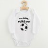 Detské body s potlačou New Baby Malé nohy, veľké sny! - 86 (12-18m) Detské body s potlačou New Baby Malé nohy, veľké sny! - 86 (12-18m)