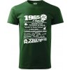 1965 v kocke - Klasické pánske tričko vyššej gramáže - 3XL ( Fľaškovozelená ) 1965 v kocke - Klasické pánske tričko vyššej gramáže - 3XL ( Fľaškovozelená )