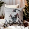 Vianočná gobelínová obliečka na vankúš Šedý škriatok | Mondo Italia Vianočná gobelínová obliečka na vankúš Šedý škriatok | Mondo Italia