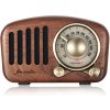 Feegar Retro Wood FM rádio s pripojením na batérie/na sieť Feegar Retro Wood FM rádio s pripojením na batérie/na sieť