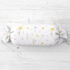 Biante Vankúš valec bonbon Sandra SA-497 Žlté bylinky na bielom 15x80