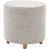 Asir | Taburet KIMA priemer 40 cm krémová/sivá | 825BLC2407 Asir | Taburet KIMA priemer 40 cm krémová/sivá | 825BLC2407