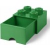 LEGO® úložný box s šuplíkem 25 x 25 x 18 cm tmavě zelená LEGO® úložný box s šuplíkem 25 x 25 x 18 cm tmavě zelená