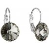 Náušnice Rivoli so Swarovski Elements Black Diamond 12 mm Náušnice Rivoli so Swarovski Elements Black Diamond 12 mm