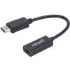 MANHATTAN Adaptér, DisplayPort, DP-Male/HDMI-Female, černý 151634 MANHATTAN Adaptér, DisplayPort, DP-Male/HDMI-Female, černý 151634