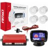 AMiO - Parkovací asistent LED-GRAF 4-senzorové, biele 01563 AMiO - Parkovací asistent LED-GRAF 4-senzorové, biele 01563