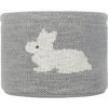 Sivý bavlnený organizér Kindsgut Bunny, ø 16 cm Sivý bavlnený organizér Kindsgut Bunny, ø 16 cm