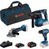 BOSCH GSR 18V-45 + GBH 18V-22 + GWS 18V-8 + GBA 2.0 Ah + GBA 4.0 Ah + GAL 18V-40 + taška (Sada náradia 0615A50061) BOSCH GSR 18V-45 + GBH 18V-22 + GWS 18V-8 + GBA 2.0 Ah + GBA 4.0 Ah + GAL 18V-40 + taška (Sada náradia 0615A50061)