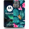 Picasee silikónový čierny obal pre Motorola Edge 40 Neo - Pink Monstera Picasee silikónový čierny obal pre Motorola Edge 40 Neo - Pink Monstera