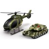 CITY SERVICE CAR - 1:14 Vojenský set vrtuľník + tank CITY SERVICE CAR - 1:14 Vojenský set vrtuľník + tank