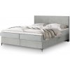 Čalúnená boxspring manželská posteľ Torrel 180x200 - svetlosivá Čalúnená boxspring manželská posteľ Torrel 180x200 - svetlosivá