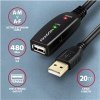 Axagon ADR-220 USB 2.0 A-M -> A-F aktívny predlžovací / repeater, 20m Axagon ADR-220 USB 2.0 A-M -> A-F aktívny predlžovací / repeater, 20m