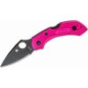 Spyderco C28FPPNS30VBK2 Dragonfly 2 Pink vreckový nôž 5,8 cm, čierna, ružová, FRN Spyderco C28FPPNS30VBK2 Dragonfly 2 Pink vreckový nôž 5,8 cm, čierna, ružová, FRN