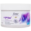 Dove Bath Therapy Renew Body Scrub tělový peeling s vůní fialky a růžového ibišku 295 ml pro ženy