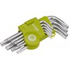 Extol Craft 66010 - Kľúče Torx s dierkou krátke, 9-dielna sada, T10-50 Extol Craft 66010 - Kľúče Torx s dierkou krátke, 9-dielna sada, T10-50