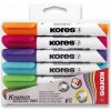 Kores Popisovač na biele a flipchartové tabule K-Marker XW1 1-3 mm, 6 farieb Kores Popisovač na biele a flipchartové tabule K-Marker XW1 1-3 mm, 6 farieb