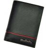Pierre Cardin SAHARA TILAK15 331 čierno-červená pánska peňaženka z hovädzej kože 9,7 x 13 x 2,8 cm Pierre Cardin SAHARA TILAK15 331 čierno-červená pánska peňaženka z hovädzej kože 9,7 x 13 x 2,8 cm