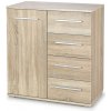 Nábytek PEGAS s.r.o. Komoda LIMA KM-2, dub sonoma Nábytek PEGAS s.r.o. Komoda LIMA KM-2, dub sonoma
