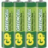 Zinko-chloridová batéria GP Greencell R03 (AAA), 4 ks Zinko-chloridová batéria GP Greencell R03 (AAA), 4 ks