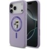 Zadný kryt Karl Lagerfeld Liquid Silicone Karl a Choupette MagSafe pre iPhone 17 Pro Max fialový Zadný kryt Karl Lagerfeld Liquid Silicone Karl a Choupette MagSafe pre iPhone 17 Pro Max fialový