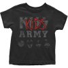 Kiss Army čierna