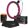 HMS Súprava masážna hula hoop HHM16 čierna so závažím, magnetmi a počítadlom a zoštíhľujúceho pásu BR163 HMS Súprava masážna hula hoop HHM16 čierna so závažím, magnetmi a počítadlom a zoštíhľujúceho pásu BR163