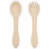 Petite&Mars Take&Match Silicone Cutlery príbor Desert Sand 6 m+ 2 ks Petite&Mars Take&Match Silicone Cutlery príbor Desert Sand 6 m+ 2 ks