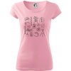 Geodet vybavenie - Dámske tričko Pure - 2XL ( Ružová ) Geodet vybavenie - Dámske tričko Pure - 2XL ( Ružová )