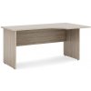ECONOMY Pracovný stôl pravý BASIC, 160x76x90cm, dub Somona
