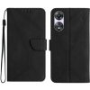 Peňaženkové kožené puzdro Stitching na Oppo A38 - Čierna Peňaženkové kožené puzdro Stitching na Oppo A38 - Čierna